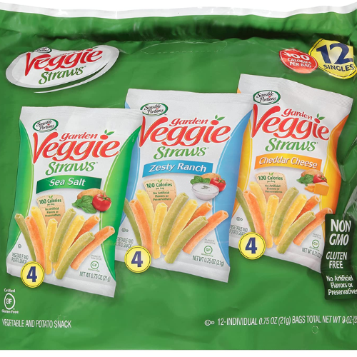 FOUR Bags of 12 Variety Pack Sensible Portions Garden Veggie Straws Snacks as low as $7.19 EACH Bag (Reg. $11) + Free Shipping – FAB Ratings! 60¢/Snack – Gluten Free + Buy 4, Save 5%