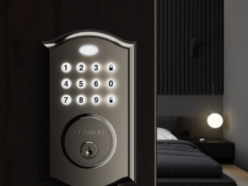 Keyless Entry Electric Deadbolt Smart Lock with Keypad $53.99 After Coupon (Reg. $89.99) + Free Shipping – FAB Ratings!