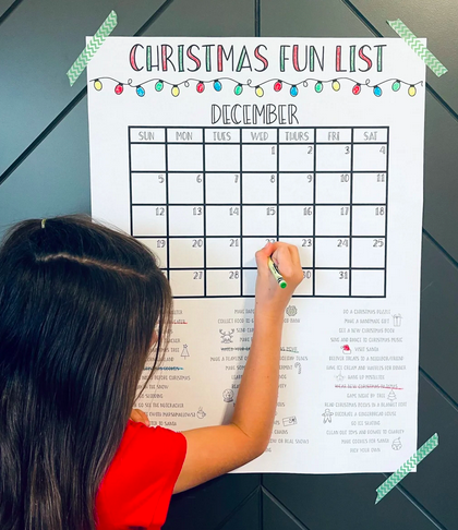 Christmas Activity Poster