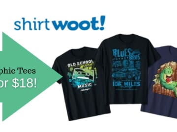 Get 3 T-Shirts for $18 at ShirtWoot!