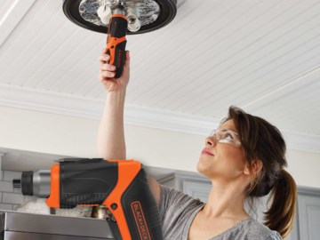 Black and Decker 4V MAX Cordless Screwdriver with Picture-Hanging Kit $16.79 (Reg. $82.41) – Built-in LED Work Light!