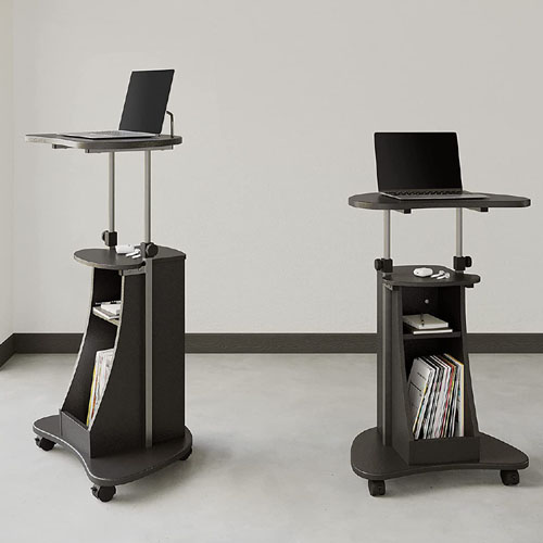 Sit-to-Stand Rolling Adjustable Height Laptop Cart with Storage $49.39 Shipped Free (Reg. $119) – 3K+ FAB Ratings!