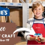 FREE Dancing Turkey Craft at Lowe’s 11/19