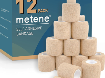 12-Pack Self Adhesive Bandage Wrap as low as $8.49 Shipped Free (Reg. $12.99) – 71¢/bandage wrap! 2 Inches X 5 Yards!