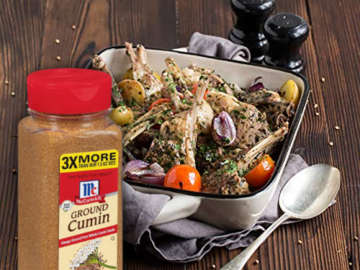 FOUR Bottles of McCormick Ground Cumin, 4.5 Oz as low as $2.99 EACH Bottle After Coupon (Reg. $8.58) + Free Shipping + Buy 4, Save 5%
