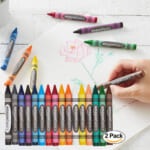 32-Count Amazon Basics Jumbo Assorted Color Crayons $6.31 (Reg. $14.45) – $0.20/Crayon! FAB Stocking Stuffer!
