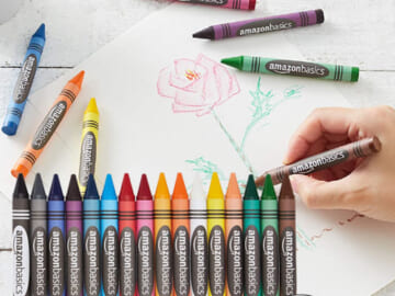 32-Count Amazon Basics Jumbo Assorted Color Crayons $6.31 (Reg. $14.45) – $0.20/Crayon! FAB Stocking Stuffer!