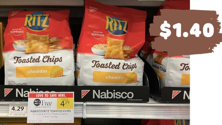 Ritz Cheese Crispers & Toasted Chips Deals at Publix and Kroger