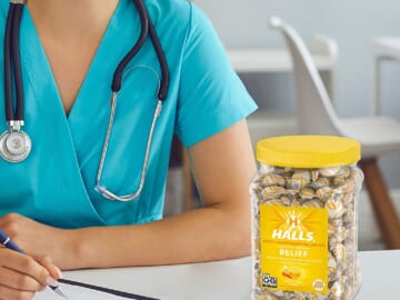 250-Count HALLS Relief Honey Lemon Cough Drops $17.27 After Coupon – $14.68/250-Count Jar or 6¢/Drop!