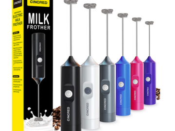 *HOT* Hand Operated Battery Powered Frother only $4.99!