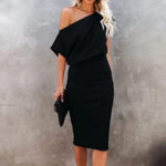Today Only! Women’s Off The Shoulder Ribbed Casual Party Bodycon Midi Dress from $24.79 (Reg. $48.99) – FAB Ratings!