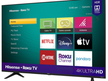 Walmart Black Friday: Hisense 75″ Class 4K Roku Smart TV HDR – $448