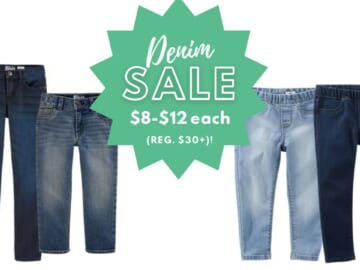 OshKosh Jeans and Jeggings $8 (reg. $30+)