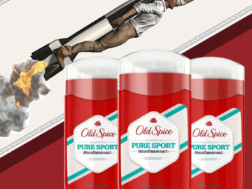 TWO 3-Pack Old Spice Pure Sport Men’s Deodorant as low as $6.64 EACH Set (Reg. $10.41) – $2.21/3oz Stick! + Free Shipping + Buy 2, save 50% on 1 promo