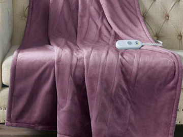 Serta Plush Heated Throws only $40.49 after Exclusive Discount!