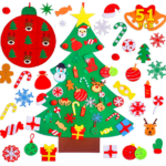 DIY Felt Christmas Tree Set only $10.07!