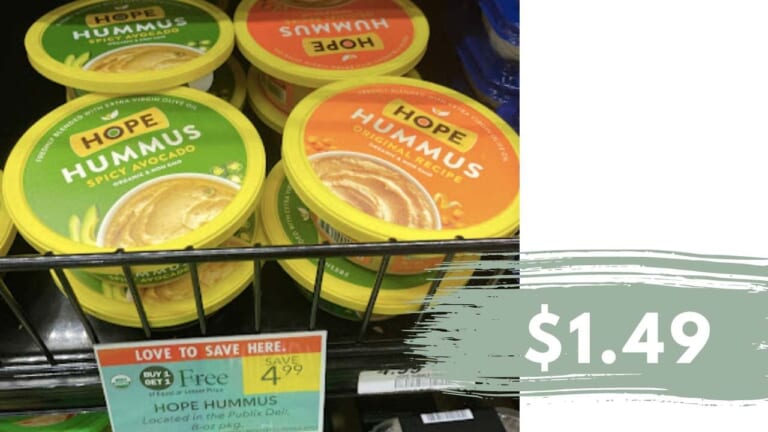 $1.49 Hope Hummus at Publix This Week