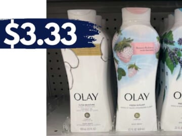 Stock up! Olay Body Wash for $3.33 (reg. $7.49)