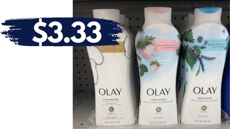 Stock up! Olay Body Wash for $3.33 (reg. $7.49)