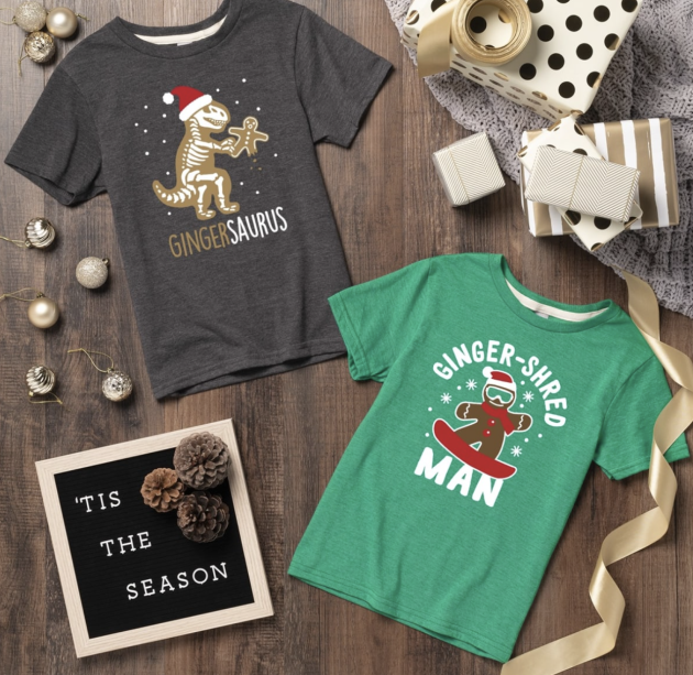 Kid’s Christmas Gingerbread Tees for just $12.99 shipped!