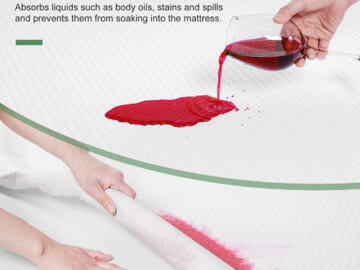 Queen Size Bamboo Mattress Cover with Deep Pocket $17.99 After Code + Coupon (Reg. $46) – Fits 8 to 21 Inch Mattress, Waterproof and Vinyl Free