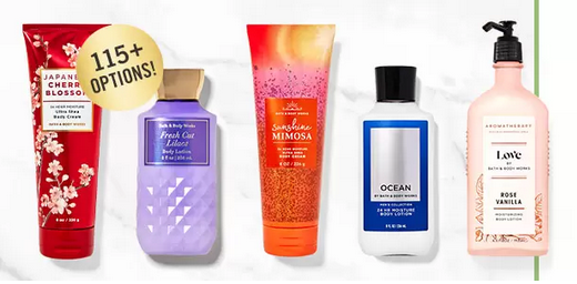 *HOT* Bath & Body Works: Body Lotions only $3.95 today!