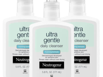 3-Count Neutrogena Ultra Gentle Hydrating Daily Facial Cleanser as low as $3.11 EACH 5.8-Oz Bottle (Reg. $5.49) + Free Shipping! + Get 3 for the price of 2