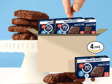 48-Count Chocolate Fudge Fiber One 70 Calorie Brownies as low as $18.17 After Coupon (Reg. $30) – $0.38/Bar! + Free Shipping!