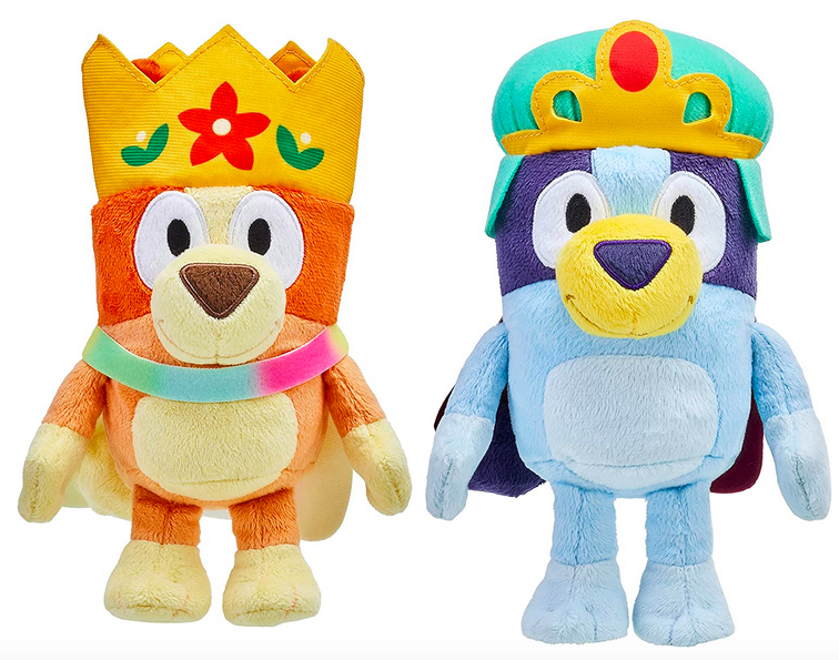 *HOT* Royal Bluey & Bingo Plush Bundle Pack only $9.50!