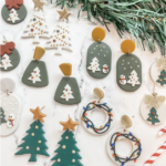 Gorgeous Handmade Clay Christmas Earrings for just $16.99 shipped!