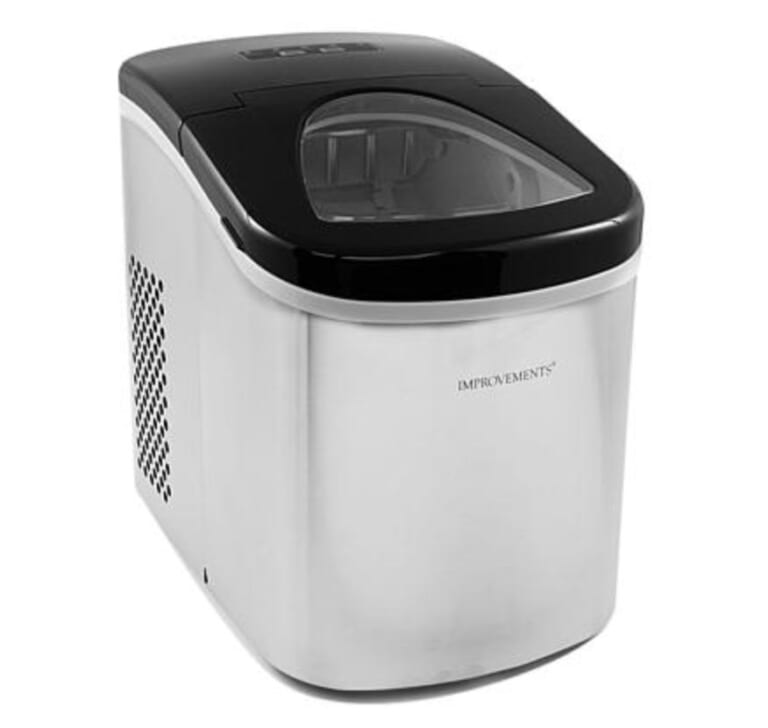 Compact Countertop Stainless Steel Ice Maker for just $79.95 shipped! (Reg. $163)
