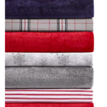 Holiday Microfiber Sheet Set and Throw Bundle in ANY Size only $19.99!