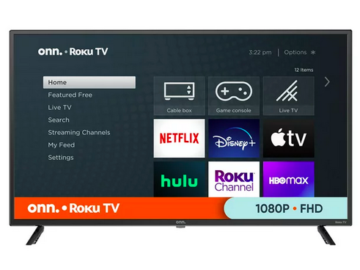 Onn. 40” Class FHD (1080P) LED Roku Smart TV only $98 shipped!