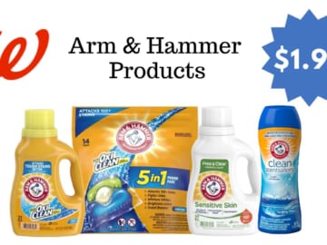 $1.99 Arm & Hammer Laundry Detergent at Walgreens