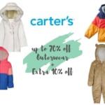 Carter’s Outerwear Up To 70% Off + Extra 10% Off
