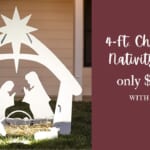 4-Ft. Christmas Nativity Scene $85 With Coupon