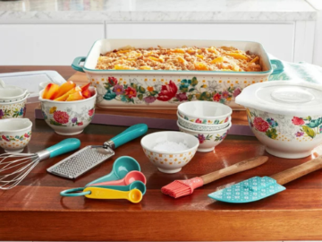 Walmart Black Friday! 20-Piece Blooming Bouquet Bake & Prep Set with Baking Dish & Measuring Cups $20