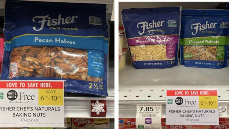 Fisher Chef’s Naturals Baking Nuts Starting at Just $2.99