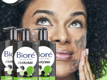 3-Count Bioré Deep Pore Charcoal Face Wash as low as $3.21 EACH 6.77-Oz Bottle (Reg. $8.49) + Free Shipping! + Get 3 for the price of 2