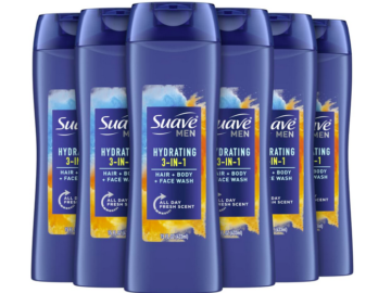 Suave Men 3-in-1 Bodywash (12 count) only $15.79 shipped!