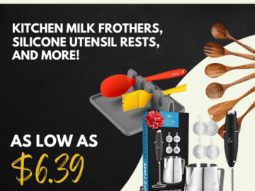 Today Only! Kitchen Milk Frothers, Silicone Utensil Rests, and more as low as $6.39 (Reg. $10.99+) – FAB Kitchen Gadgets!