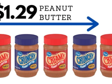 Kroger Brand Peanut Butter for $1.29