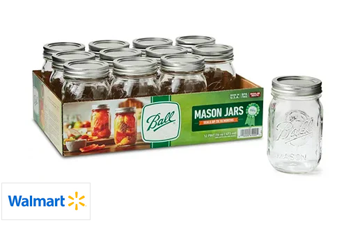 *HOT* FREE 12 Count Ball Mason Jars at Walmart after cash back!!
