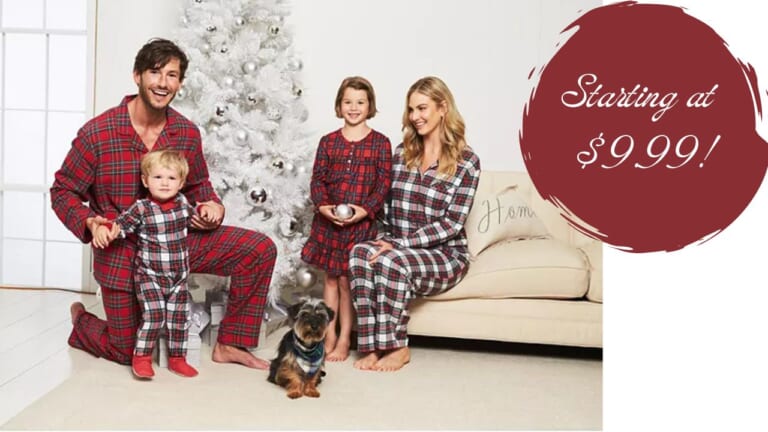 Macy’s | Family Christmas Pajamas From $9.99