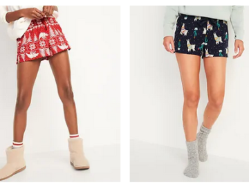 Old Navy: Men’s and Women’s Christmas Boxer Pajama Shorts only $5 today!