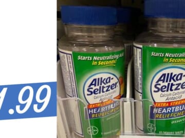 Alka-Seltzer Antacid for $1.99 at Publix