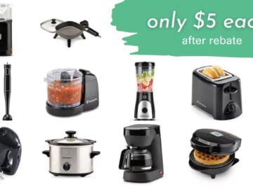Toastmaster Appliances Only $5 After Rebate