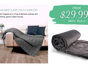 Weighted Blanket for Adults & Kids From $29.99 (reg. $45+)