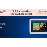 Audible Premium Plus $5.95 a Month + $20 Credit