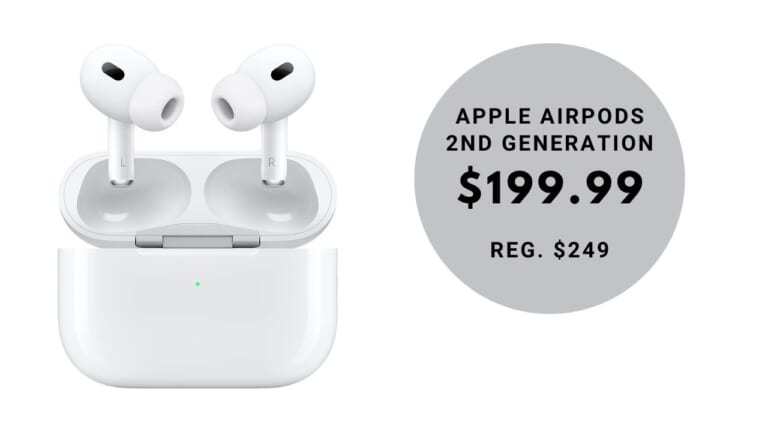 Apple AirPods Pro 2nd Generation $199.99 (reg. $249)!
